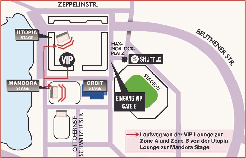 VIP Zone A & B