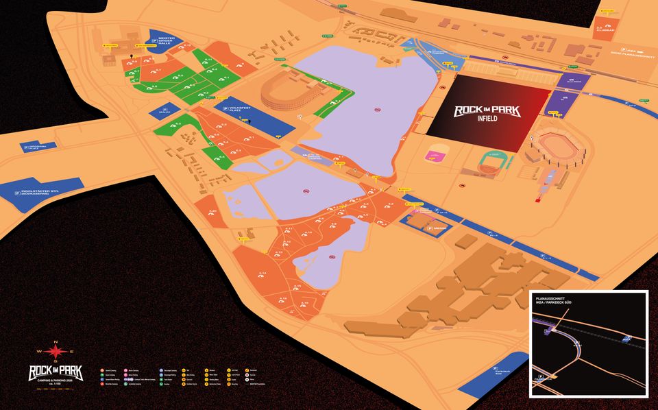 Rock im Park 2026 Site Map Outfield